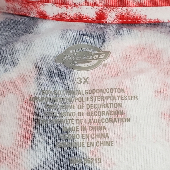 Dickies Junior Girls Tie Dye Logo T-shirt - Picture 8 of 9